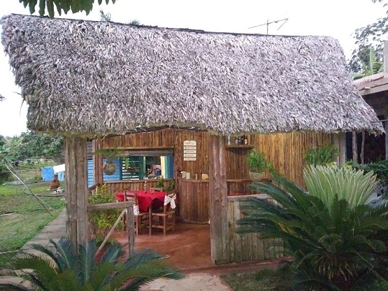 'Rustic hut' Casas particulares are an alternative to hotels in Cuba.